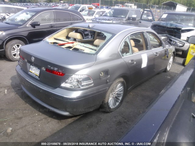 WBAGN63414DS46357 - 2004 BMW 745 LI Gris foto 4