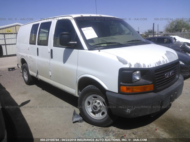 1GTGG25VX61120451 - 2006 GMC SAVANA G2500 WHITE photo 1