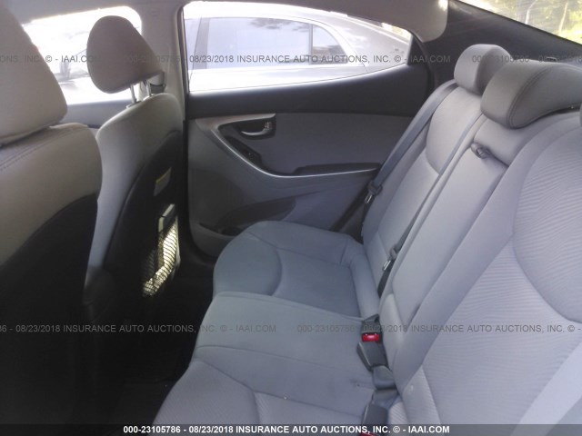 KMHDH4AE5DU552941 - 2013 HYUNDAI ELANTRA GLS/LIMITED GRAY photo 8