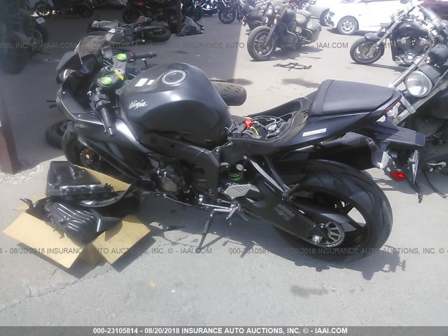 JKBZXJE19FA015034 - 2015 KAWASAKI ZX636 E BLACK photo 3