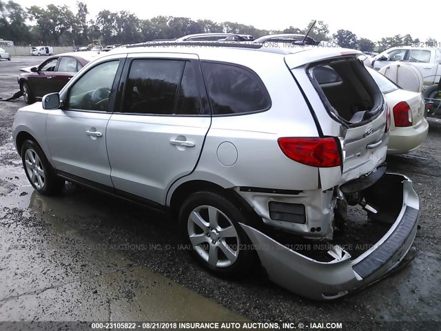 5NMSH73E07H074871 - 2007 HYUNDAI SANTA FE SE/LIMITED SILVER photo 3