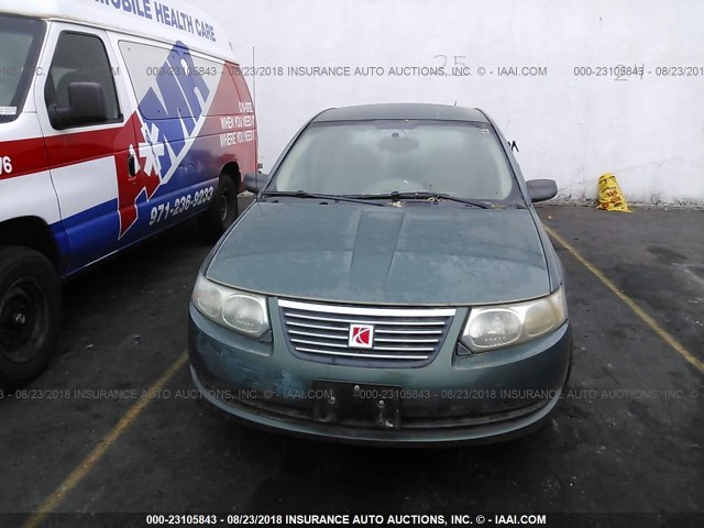 1G8AZ58FX6Z120340 - 2006 SATURN ION LEVEL 2 绿色 照片 6