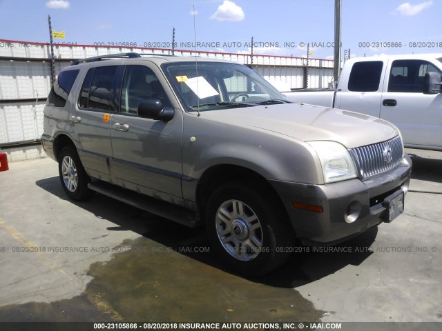 4M2ZU66KX4ZJ24490 - 2004 MERCURY MOUNTAINEER  TAN photo 1