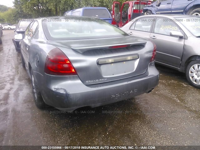 2G2WP522351343838 - 2005 PONTIAC GRAND PRIX Сірий фото 3