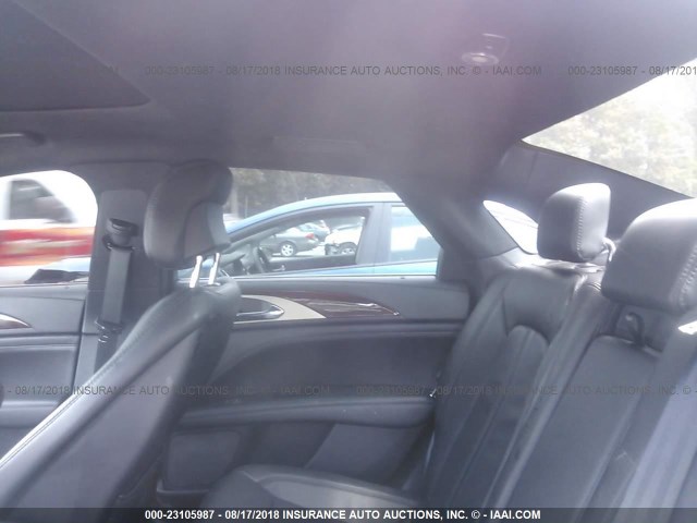 3LN6L5FC5HR644973 - 2017 LINCOLN MKZ RESERVE თაფლისფერი ფოტო 8