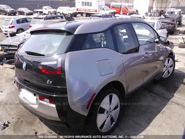 WBY1Z4C59FV504274 - 2015 BMW I3 REX BROWN photo 4