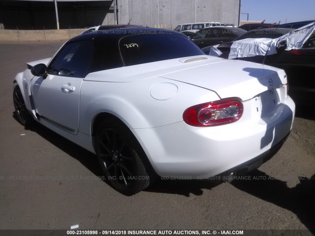 JM1NC2MF3E0235054 - 2014 MAZDA MX-5 MIATA CLUB WHITE photo 3