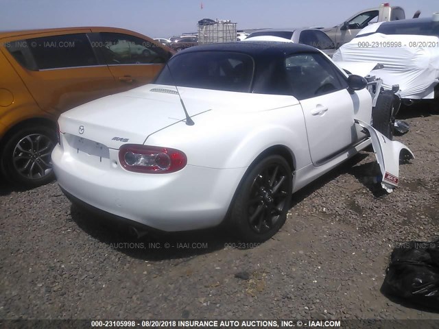 JM1NC2MF3E0235054 - 2014 MAZDA MX-5 MIATA CLUB WHITE photo 4