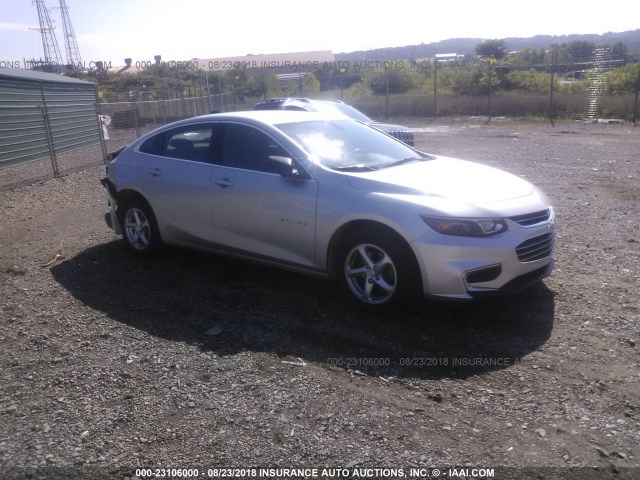 1G1ZB5ST7HF231775 - 2017 CHEVROLET MALIBU LS SILVER photo 1