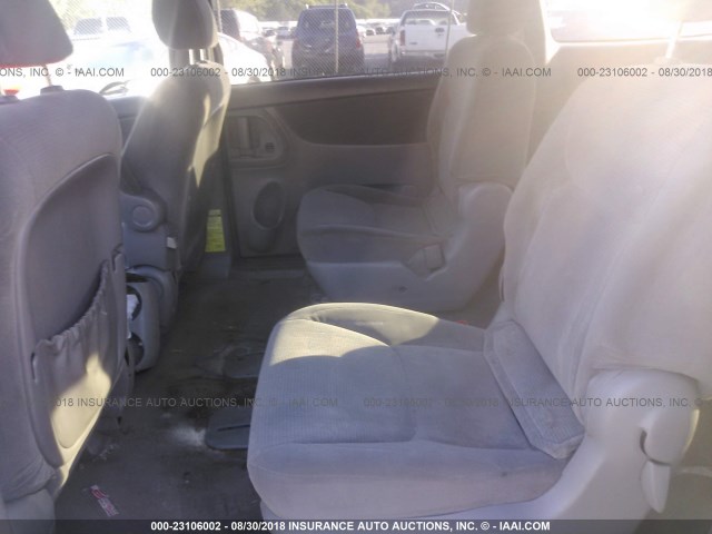 5TDZA23C74S131581 - 2004 TOYOTA SIENNA CE/LE BLUE photo 8