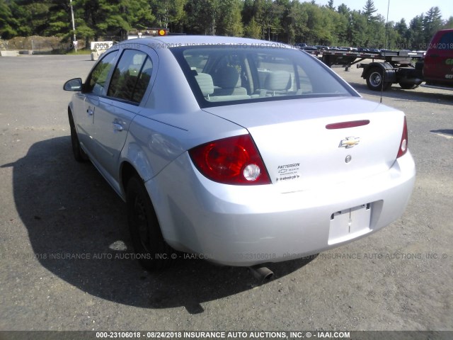 1G1AK52F457517385 - 2005 CHEVROLET COBALT SILVER photo 3