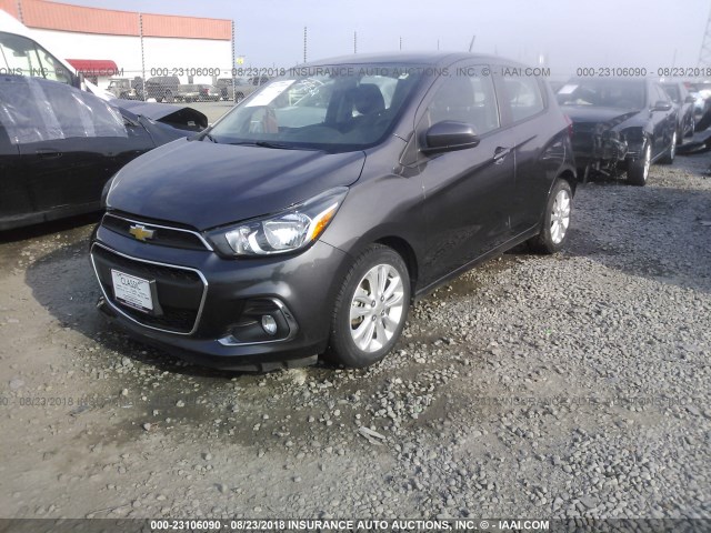 KL8CD6SA6GC630276 - 2016 CHEVROLET SPARK 1LT GRAY photo 2