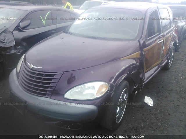 3C8FY68BX2T314674 - 2002 CHRYSLER PT CRUISER LIMITED/DREAM CRUISER MAROON photo 2