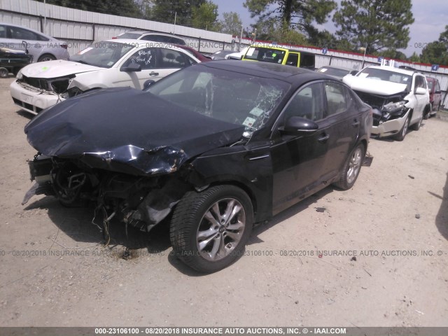 KNAGN4A79B5110647 - 2011 KIA OPTIMA EX/SX BLACK photo 2