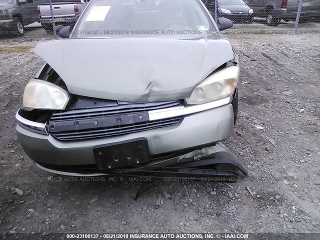 1G1ZT62815F184799 - 2005 CHEVROLET MALIBU MAXX LS 绿色 照片 6