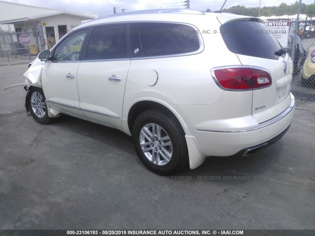 5GAKRAKD8FJ266259 - 2015 BUICK ENCLAVE WHITE photo 3