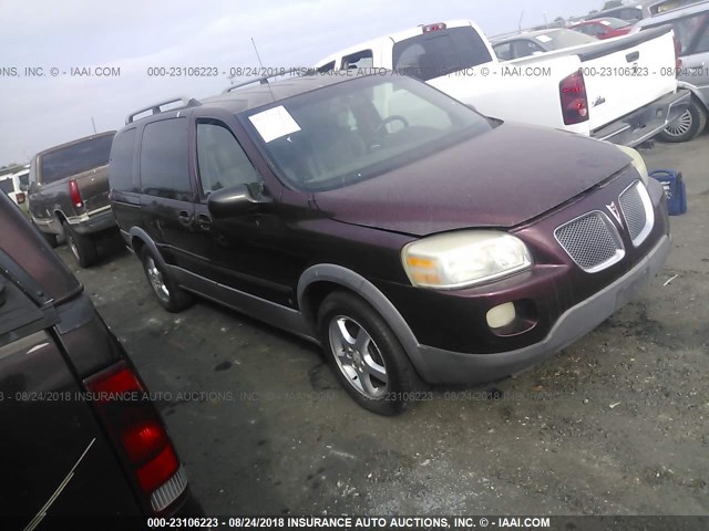 1GMDV33L06D249003 - 2006 PONTIAC MONTANA SV6 BURGUNDY photo 1