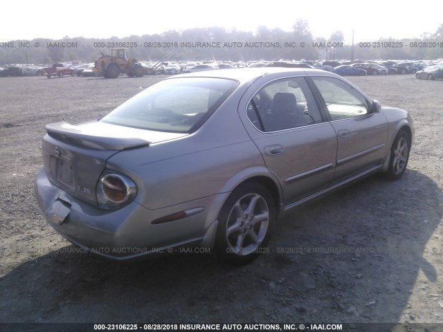 JN1DA31A03T441169 - 2003 NISSAN MAXIMA GLE/SE GRAY photo 4