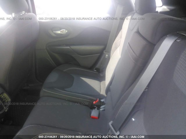 1C4PJMCS5FW559453 - 2015 JEEP CHEROKEE LATITUDE GRAY photo 8