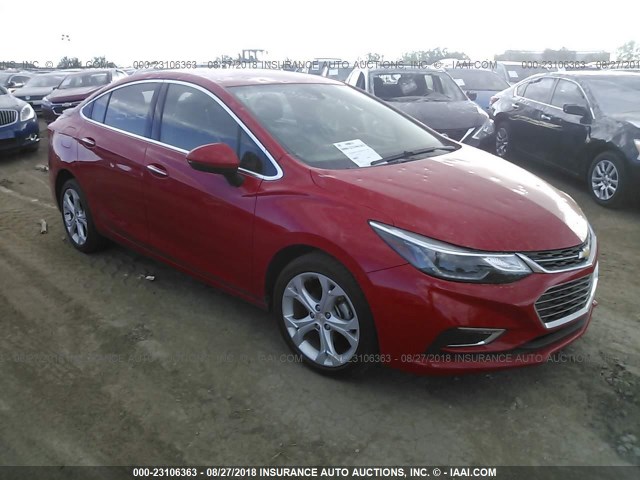 1G1BF5SM6H7261407 - 2017 CHEVROLET CRUZE PREMIER RED photo 1