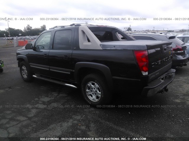 3GNEC12Z36G112060 - 2006 CHEVROLET AVALANCHE C1500 BLACK photo 3