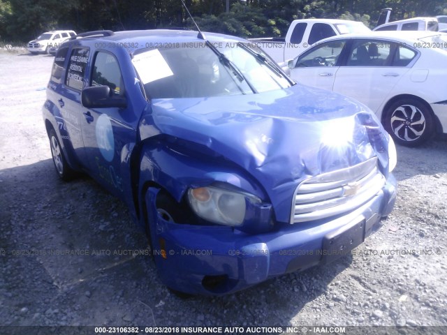 3GNDA13D38S634529 - 2008 CHEVROLET HHR LS BLUE photo 1
