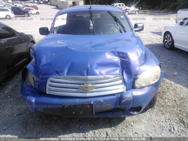 3GNDA13D38S634529 - 2008 CHEVROLET HHR LS BLUE photo 6