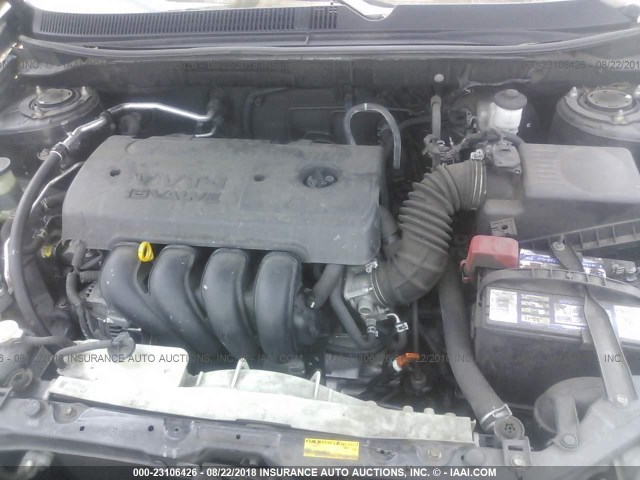 2T1KR32E56C621581 - 2006 TOYOTA COROLLA MATRIX XR BLACK photo 10