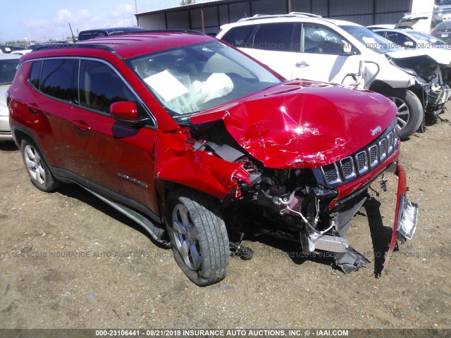 3C4NJCBBXJT124672 - 2018 JEEP COMPASS LATITUDE 红色 照片 1