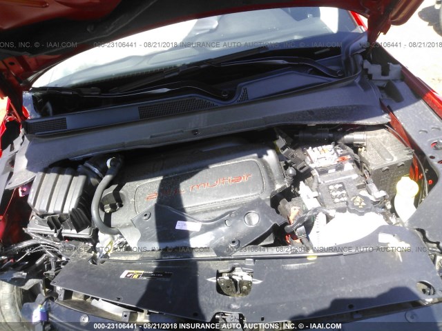 3C4NJCBBXJT124672 - 2018 JEEP COMPASS LATITUDE 红色 照片 10