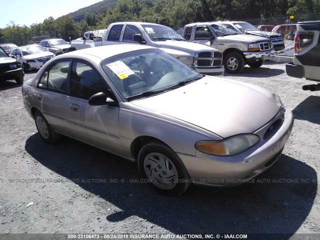 1FALP13P4VW394460 - 1997 FORD ESCORT LX/SPORT GOLD photo 1