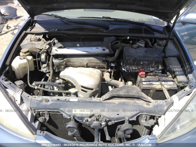 4T1BE32K64U926603 - 2004 TOYOTA CAMRY LE/XLE/SE 蓝色 照片 10