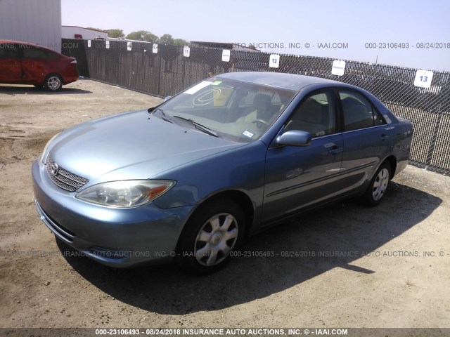 4T1BE32K64U926603 - 2004 TOYOTA CAMRY LE/XLE/SE 蓝色 照片 2
