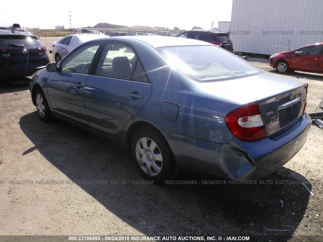 4T1BE32K64U926603 - 2004 TOYOTA CAMRY LE/XLE/SE 蓝色 照片 3