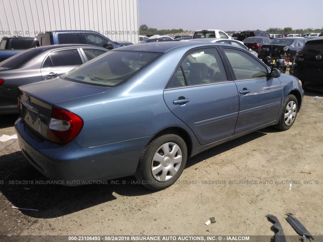4T1BE32K64U926603 - 2004 TOYOTA CAMRY LE/XLE/SE 蓝色 照片 4