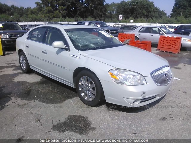 1G4HD5EM5AU110158 - 2010 BUICK LUCERNE CXL WHITE photo 1