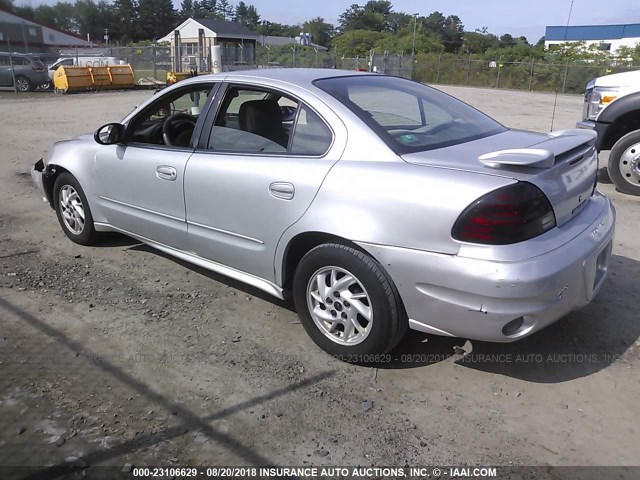 1G2NE52E45M231002 - 2005 PONTIAC GRAND AM SE SILVER photo 3