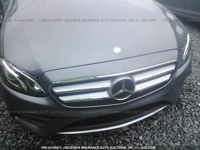 WDDZF4KB5HA065708 - 2017 MERCEDES-BENZ E 300 4MATIC GRAY photo 6