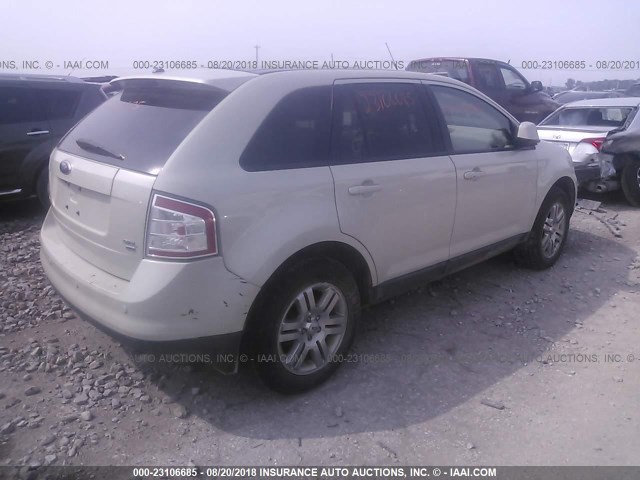 2FMDK49C37BB68753 - 2007 FORD EDGE SEL PLUS TAN photo 4