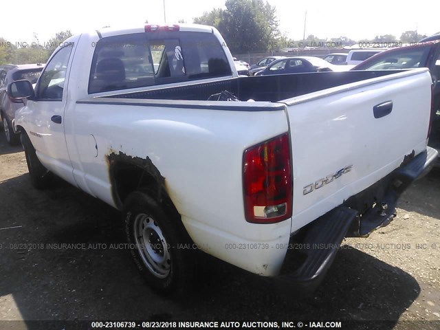 1D7HA16KX3J676572 - 2003 DODGE RAM 1500 ST WHITE photo 3