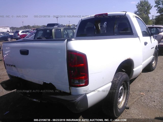 1D7HA16KX3J676572 - 2003 DODGE RAM 1500 ST WHITE photo 4