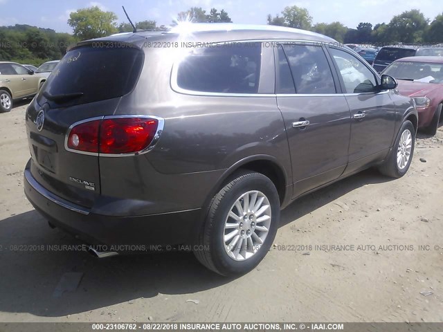 5GAEV23778J183352 - 2008 BUICK ENCLAVE CXL BROWN photo 4