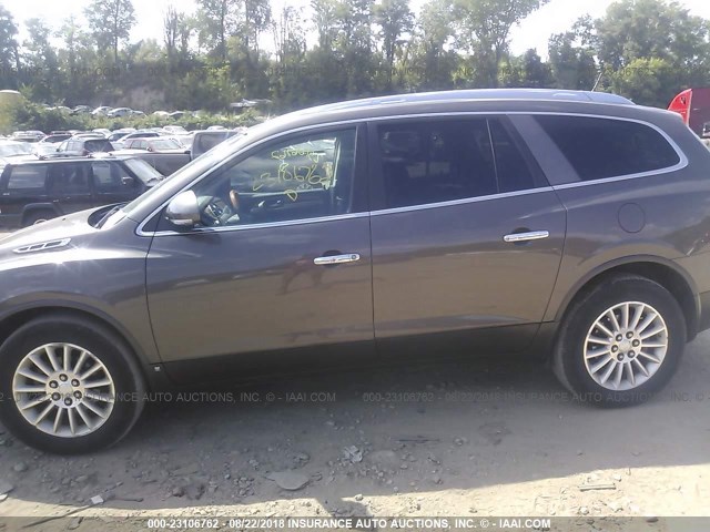 5GAEV23778J183352 - 2008 BUICK ENCLAVE CXL BROWN photo 6