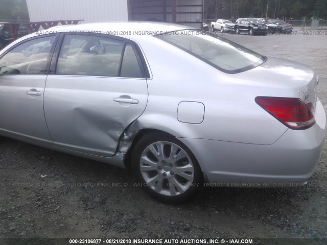 4T1BK36B18U255995 - 2008 TOYOTA AVALON SILVER photo 6