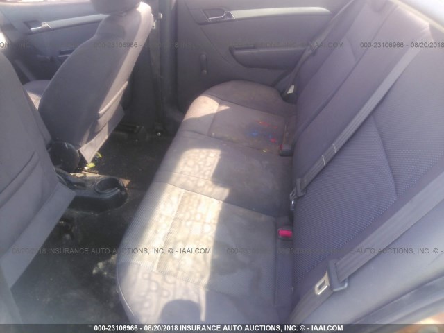 KL1TD56688B041008 - 2008 CHEVROLET AVEO LS ORANGE photo 8