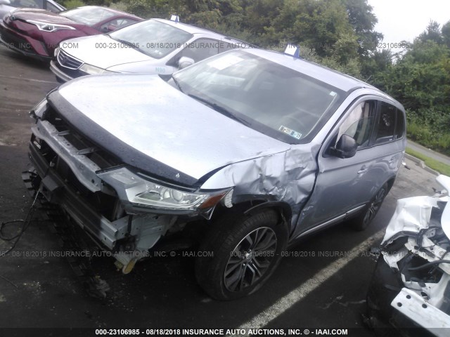 JA4AD2A37GZ011526 - 2016 MITSUBISHI OUTLANDER ES 银色 照片 2