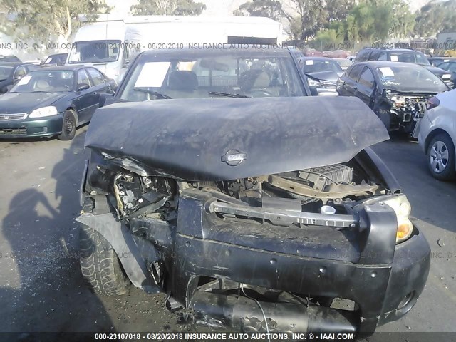 1N6DD26S71C356663 - 2001 NISSAN FRONTIER KING CAB XE BLACK photo 6