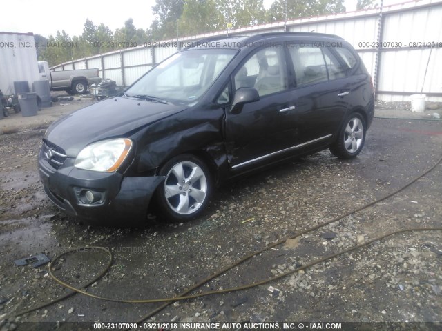 KNAFG526X77103591 - 2007 KIA RONDO LX/EX GRAY photo 2