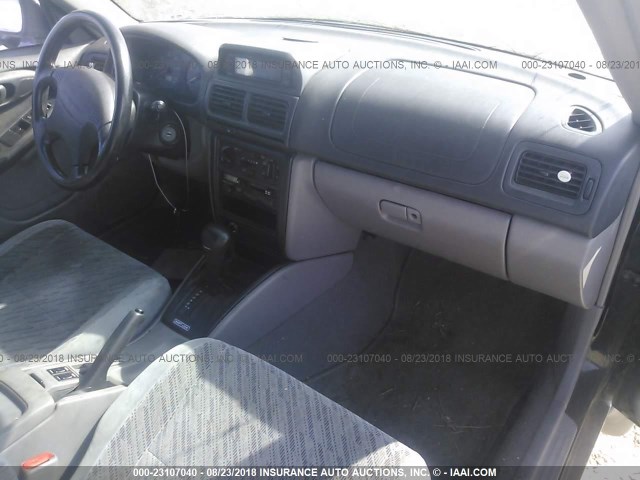 JF1SF6553WH702571 - 1998 SUBARU FORESTER S BLACK photo 5