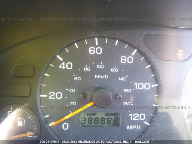 JF1SF6553WH702571 - 1998 SUBARU FORESTER S BLACK photo 7